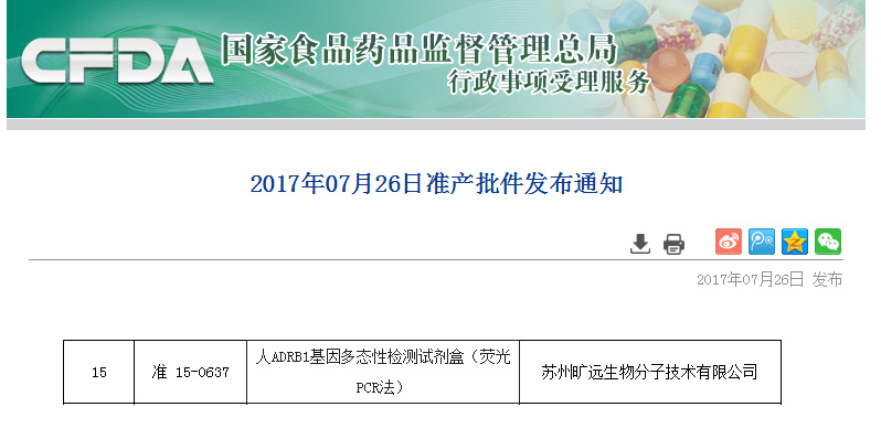 喜讯！苏州888集团生物ADRB1项目喜获Ⅲ类医疗器械注册证!